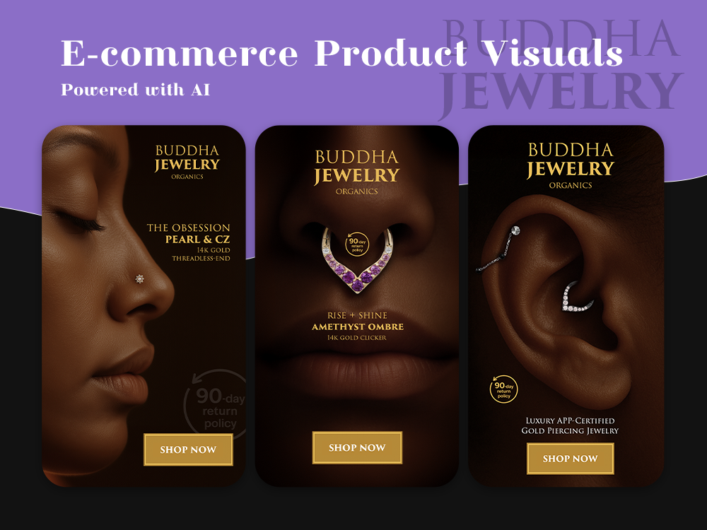 Buddha Jewelry Organics AI Campaign