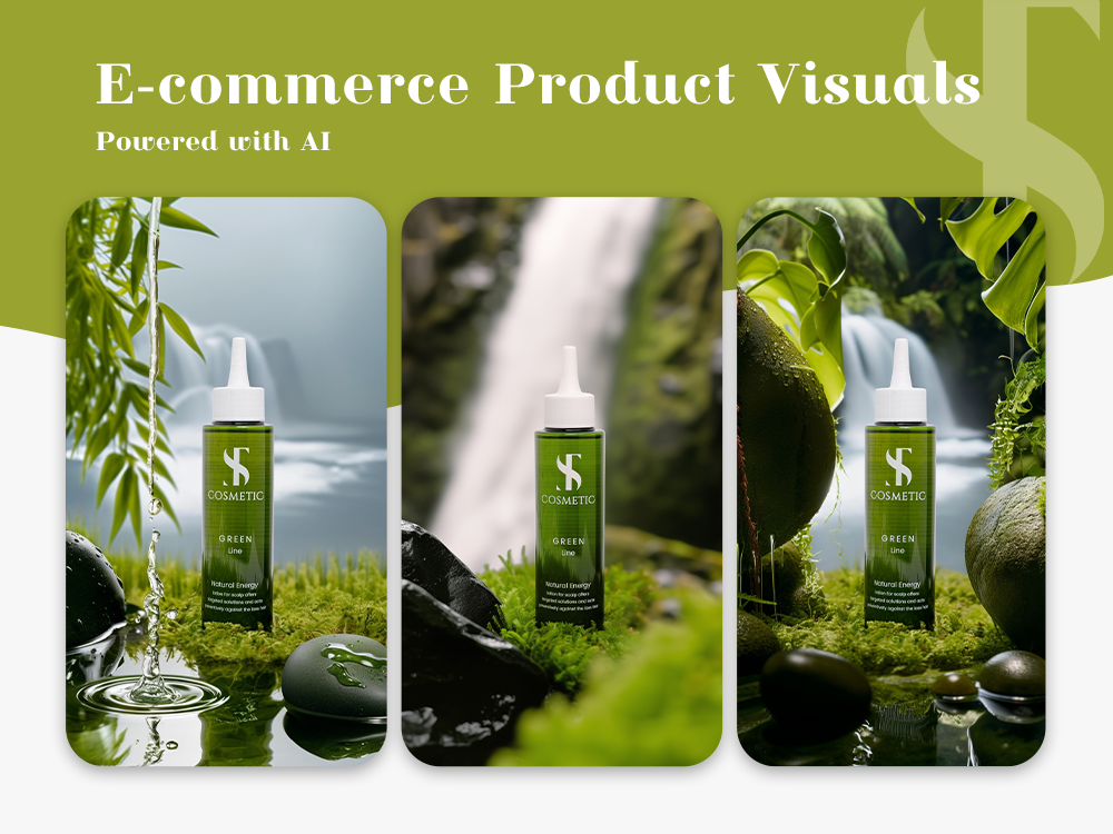 E-commerce Visuals for Natural Serum